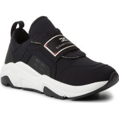 Sneakersy ELISABETTA FRANCHI - SA-19B-96E2-V269 Nero 110. Czarne półbuty damskie Elisabetta Franchi, ze skóry. Za 1379,00 zł.