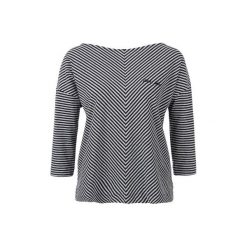 S.Oliver T-Shirt Damski 34 Czarny. Czarne koszulki damskie S.Oliver, s, w paski, bez kołnierzyka, bez rękawów. W wyprzedaży za 70,00 zł.