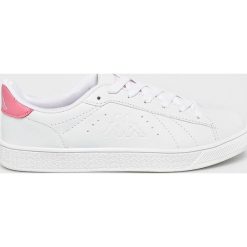 Kappa - Buty Meseta. Białe buty sportowe damskie Kappa, bez wzorów, z gumy, sportowe. W wyprzedaży za 99,90 zł.