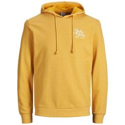 Jack&Jones Męska Bluza Jorgalions Sweat Hood Brushed Yolk Yellow (Rozmiar M). Żółte bluzy męskie marki Jack&Jones, m. W wyprzedaży za 84,00 zł.