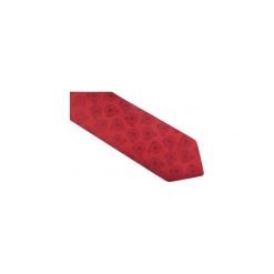 Bordowy krawat męski - bicykle D65. Czerwone krawaty męskie Modini Moda Męska, na co dzień, bez wzorów, z tkaniny, casualowe. Za 49,50 zł.