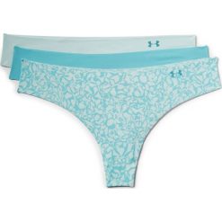Under Armour 3-pack Spodenki Niebieski. Niebieskie figi damskie Under Armour, xs, bez wzorów, z elastanu. Za 119,95 zł.