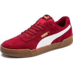 BUTY CARACAL. Czerwone trampki męskie Puma, bez wzorów, ze skóry, klasyczne, bez zapięcia. W wyprzedaży za 219,99 zł.