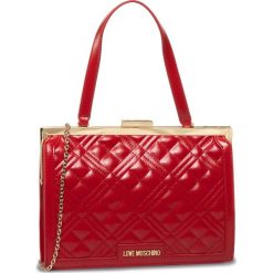 Torebka LOVE MOSCHINO - JC4053PP1ALI0500 Rosso. Czerwone torebki klasyczne damskie Love Moschino, bez wzorów, ze skóry ekologicznej, klasyczne, bez dodatków. W wyprzedaży za 419,00 zł.