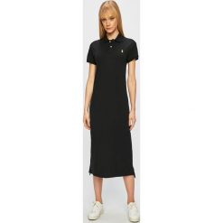 Polo Ralph Lauren - Sukienka. Czarne sukienki damskie Polo Ralph Lauren, na co dzień, s, bez wzorów, z bawełny, casualowe, polo, z krótkim rękawem, krótkie, mini, proste. W wyprzedaży za 499,90 zł.