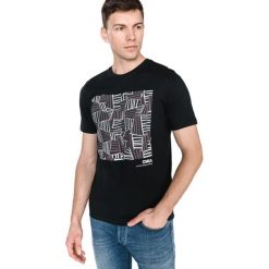 SELECTED Grace Koszulka Czarny. Czarne t-shirty męskie Selected, xl, z nadrukiem, z bawełny, bez kołnierzyka, krótkie. Za 88,95 zł.