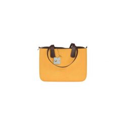 TORBA LARGE ROUGH YELLOW. Żółte torebki klasyczne damskie Doubleu bag, bez wzorów, ze skóry, bez dodatków. Za 279,20 zł.