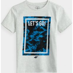 T-shirt chłopięcy (122-164). T-shirty chłopięce bez wzorów, z bawełny, bez rękawów. W wyprzedaży za 34,99 zł.
