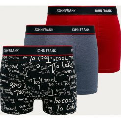John Frank - Bokserki (3-pack). Bokserki męskie John Frank, bez wzorów, z elastanu. Za 129,90 zł.
