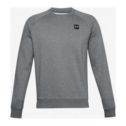 Under Armour Rival Fleece Bluza Szary. Szare bluzy męskie Under Armour, xxl, bez wzorów, z bawełny, bez kołnierzyka, bez rękawów, bez kaptura. Za 188,95 zł.