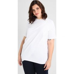 T-shirty damskie: Lost Ink Plus WITH FRILL Tshirt z nadrukiem white