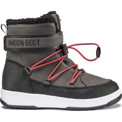Moon Boot Śniegowce junior Boot WP Black. Czarne śniegowce chłopięce . Za 323,00 zł.