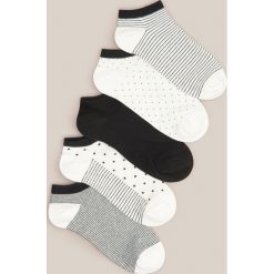 Skarpetki stopki 5 pack - Czarny. Czarne skarpetki damskie Reserved, bez wzorów. Za 49,99 zł.