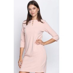 Różowa Sukienka Mermaids. Czerwone sukienki hiszpanki Born2be, l, mini, oversize. Za 54,99 zł.
