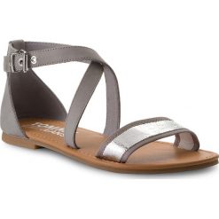 Sandały damskie: Sandały TOMMY JEANS – Metallic Flat Sandal EN0EN00206 Silver 000
