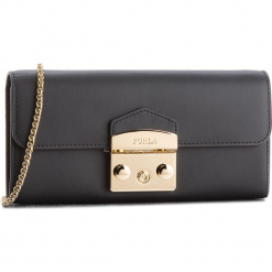 Torebka FURLA - Metropolis 949448 E EP81 VFO Onyx. Czerwone torebki klasyczne damskie marki Furla, ze skóry. W wyprzedaży za 789,00 zł.