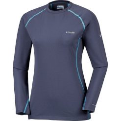 Koszulka funkcyjna w kolorze granatowym. Niebieskie koszulki damskie Columbia, xl, z materiału, z okrągłym kołnierzem. W wyprzedaży za 149,95 zł.