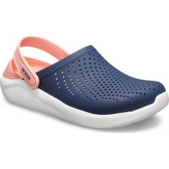 Crocs LiteRide Clog Navy/Melon M8/W10 (41,5). Różowe buty sportowe damskie Crocs, bez wzorów, sportowe, na fitness i siłownię. W wyprzedaży za 198,00 zł.