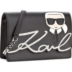 Torebka KARL LAGERFELD - 76KW3012 Black 999. Czarne torebki klasyczne damskie KARL LAGERFELD. W wyprzedaży za 829,00 zł.