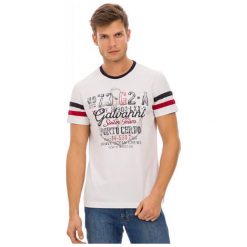 Galvanni T-Shirt Męski Brande L Biały. Białe koszulki męskie GALVANNI, m, bez wzorów, z bawełny, bez kołnierzyka. Za 129,00 zł.