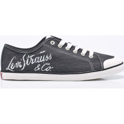 Levi's - Tenisówki. Szare tenisówki męskie marki Levi's®, z gumy, na sznurówki. W wyprzedaży za 159,90 zł.