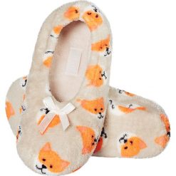 Soxo - Kapcie. Brązowe kapcie damskie marki Soxo, z materiału. Za 29,99 zł.
