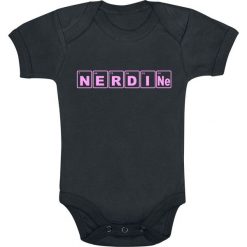 Body niemowlęce: NERDINE Body czarny