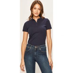 Wrangler - T-shirt. Niebieskie bluzki damskie Wrangler, s, bez wzorów, z bawełny, casualowe, bez kołnierzyka, z krótkim rękawem. W wyprzedaży za 79,90 zł.