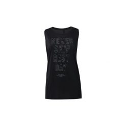 Topy na ramiączkach / T-shirty bez rękawów Reebok Sport Koszulka na ramiączkach Training Supply Graphic Muscle. Czarne bluzki sportowe damskie Reebok Sport, l. Za 149,00 zł.