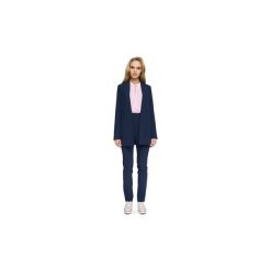 Kurtki lekkie Style S066 Żakiet blezer bez zapięcia. Niebieskie kurtki damskie Style, s, bez wzorów, bez kaptura. Za 145,00 zł.