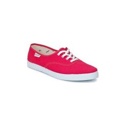 Buty Victoria INGLESA LONA. Różowe trampki i tenisówki damskie Victoria, bez wzorów, bez zapięcia. Za 90,30 zł.