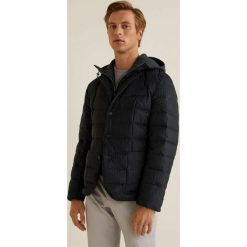 Mango Man - Kurtka puchowa Vath. Szare kurtki męskie bomber Mango Man, l, z aplikacjami, z materiału. W wyprzedaży za 299,90 zł.