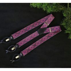 Szelki Ranger dwa typy zapięć w jednym. Czarne paski męskie Pakamera, w paski, eleganckie. Za 155,00 zł.