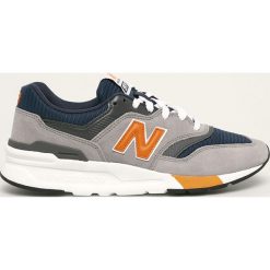 New Balance - Buty CM997HEX. Szare sneakersy męskie New Balance, ze skóry, na sznurówki. Za 369,90 zł.
