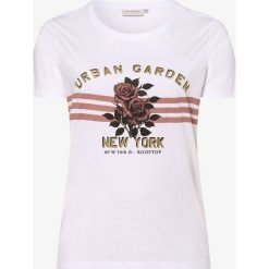 ONLY Carmakoma - T-shirt damski – Carnewrosie, biały. Białe t-shirty damskie Only Carmakoma, z nadrukiem, z bawełny, eleganckie, bez kołnierzyka. Za 89,95 zł.