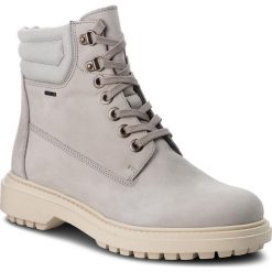 Trapery GEOX - A Asheely Np Abx C D84AYC 00032 C1010 Lt Grey. Szare buty zimowe damskie Geox, z nubiku. W wyprzedaży za 489,00 zł.