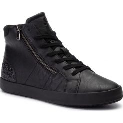 Sneakersy GEOX - D Blomiee B D946HB 0PVEW C9999 Black. Czarne półbuty damskie Geox, ze skóry ekologicznej. W wyprzedaży za 259,00 zł.