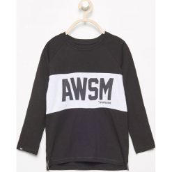 T-shirty chłopięce: Koszulka z raglanowym rękawem – Czarny