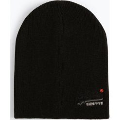 Superdry - Czapka męska, czarny. Czarne czapki męskie Superdry, z haftami. Za 99,95 zł.