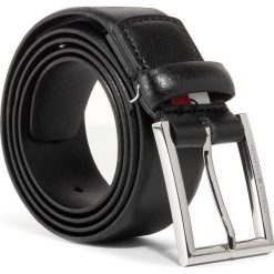 Pasek Męski TOMMY HILFIGER - Formal 3.5 AM0AM05636 BDS. Czarne paski męskie TOMMY HILFIGER, w paski, ze skóry. W wyprzedaży za 219,00 zł.