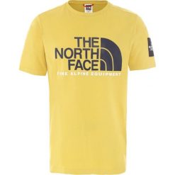 Koszulka t-shirt The North Face Fine Alpine 2 T94M6NZBJ - żółty. Żółte koszulki męskie The North Face, xl, bez wzorów, bez kołnierzyka. Za 116,99 zł.