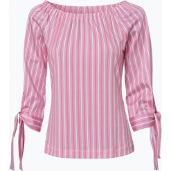 Marc Cain Collections - Bluzka damska, różowy. Różowe bluzki damskie marki Marc Cain Collections, bez wzorów, eleganckie, bez kołnierzyka, bez rękawów. Za 299,95 zł.