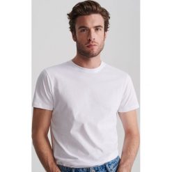 Gładki T-shirt - Biały. Białe t-shirty damskie Reserved, xl. Za 39,99 zł.