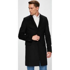 Tommy Hilfiger Tailored - Płaszcz. Szare płaszcze na zamek męskie Tommy Hilfiger Tailored, z acetatu, klasyczne. Za 1249,00 zł.