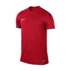 Koszulka Nike Park VI (725891-657). Czerwone t-shirty męskie marki Nike, m, z nadrukiem, z poliesteru, bez kołnierzyka, bez rękawów, na fitness i siłownię. Za 49,99 zł.