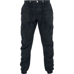 Urban Classics Cargo Jogging Pants Bojówki - Cargo czarny. Czarne bojówki męskie Urban Classics, z dresówki. Za 244,90 zł.