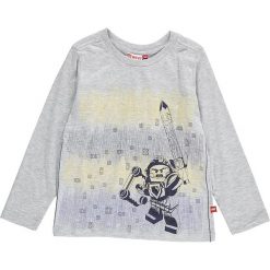Koszulka "Thomas 310" w kolorze szarym. Szare t-shirty chłopięce marki LEGO Wear, z nadrukiem, z długim rękawem. W wyprzedaży za 59,95 zł.