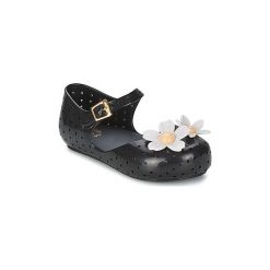 Baleriny Dziecko Melissa MINI ISABELA CAPETO FLOWERS. Czarne baleriny dziewczęce Melissa, bez wzorów, bez obcasa. Za 191,20 zł.
