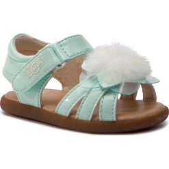 Sandały UGG - I Cactus Flower Sandal 1099795I Inf/Sos. Zielone sandały dziewczęce Ugg, z materiału. W wyprzedaży za 189,00 zł.
