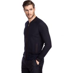 Sweter GERVASIO SWGR000289. Pomarańczowe swetry męskie Giacomo Conti, na zimę, m, bez wzorów, z bawełny, klasyczne, z klasycznym kołnierzykiem, bez kaptura. Za 299,00 zł.